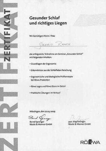 Zertifikat