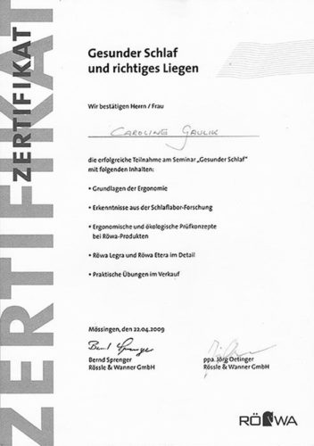 Zertifikat