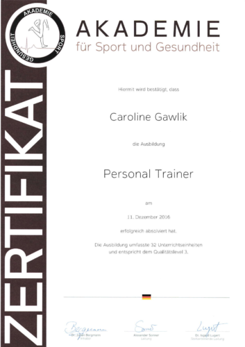Betten Ranck Caroline Gawlik Personal Trainer